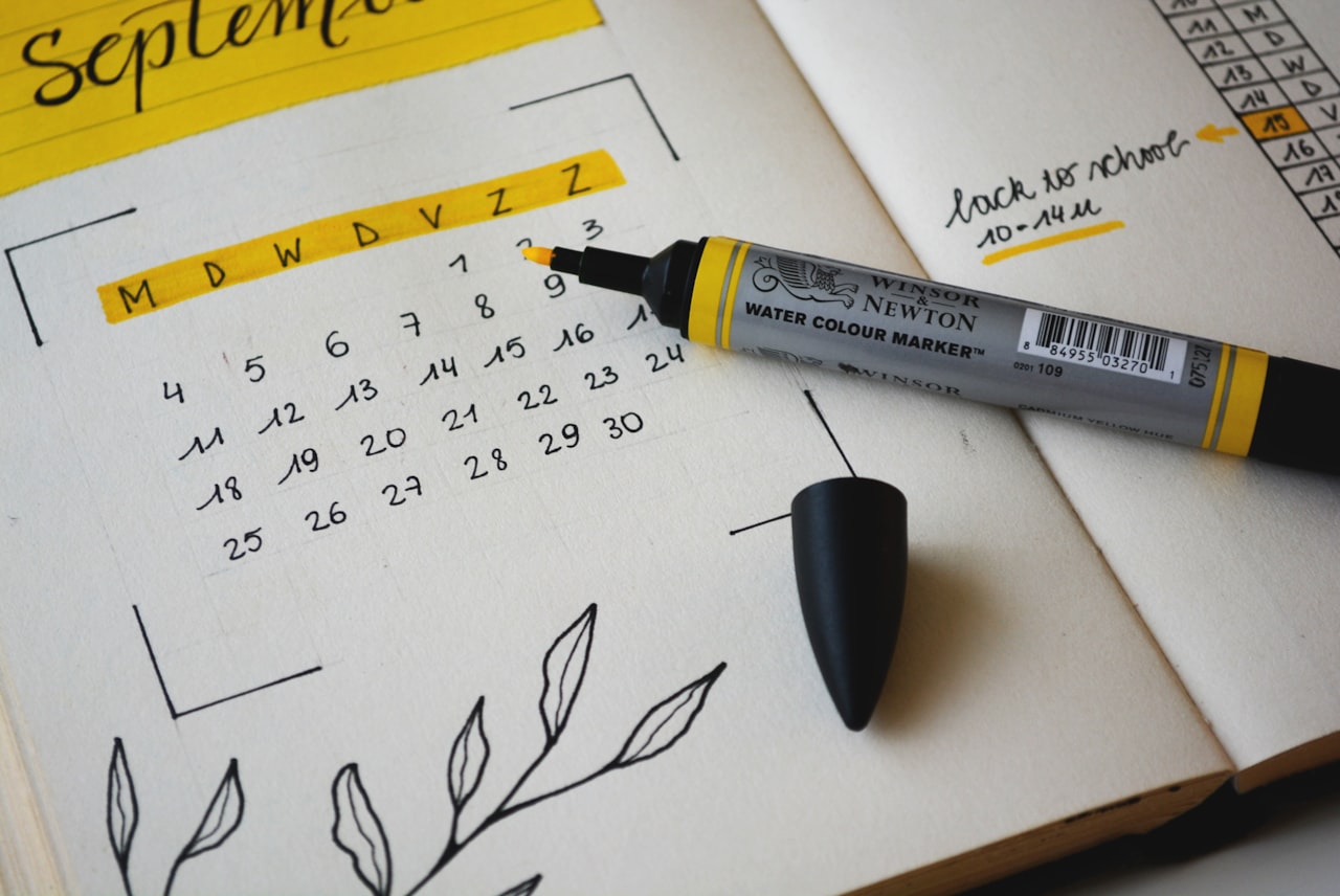 めくられていくカレンダー